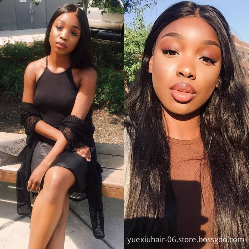 Wholesale Double Drawn 13X4 13X6 HD Swiss Lace Frontal Wig,Raw Virgin Cuticle Aligned Wig,Brazilian Human Hair